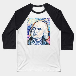 Jeremy Bentham Portrait | Jeremy Bentham Artwork 12 Baseball T-Shirt